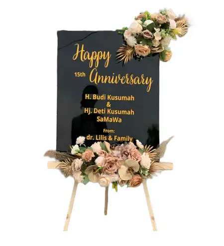 Papan Bunga Akrilik Dieng Kulon